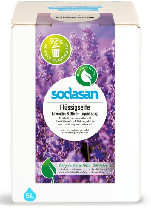 Sapun lichid cu lavanda si masline ecologic 5l Sodasan