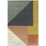Covor Premium Belgian Model Sherpa 52922-492, Marime 80 x 150 cm, Multicolor, Inaltime Fir 30 mm, Antialergic, Polipropilena, Living, Dormitor, Sufrag