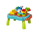 Măsuță Multifuncțională 3in1 Dinozaur, Construcții, Desen, 50 Cuburi, 3 ani+