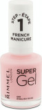 Rimmel London Lac de unghii Super Gel French Manicure 091 English rose, 12 ml