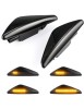 Set 2 Semnalizari Aripa LED dinamice, secventiale cu sticla fumurie pentru BMW X3 F25, X5 E70, X6 E71