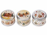 Set 3 lumanari parfumate Craciun multiarome &Oslash; 7,5 cm x 5 H