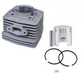 Cilindru Motor Bicicleta 80cc, Model 1, Calitate I, Motorevolution, Piston 47mm, Bolt 10mm, Set Motor Bicicleta 80 cc