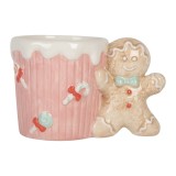Cumpara ieftin Cana Turta Dulce ceramica multicolora 15x10x10 cm / 350 ml