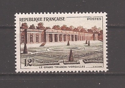 Franta 1956 - Marele Trianon, Versailles, MNH foto