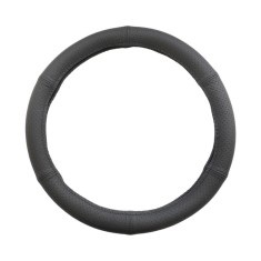 Husa Volan Umbrella Piele Naturala Perforata - Negru, 39-41 cm (Universal, Aderenta Sporita)