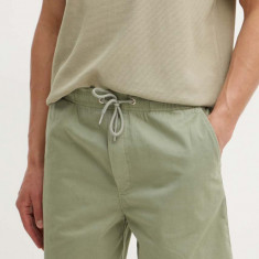 Pepe Jeans pantaloni scurti RELAXED SHORT barbati, culoarea verde, PM801104