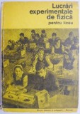 Lucrari experimentale de fizica pentru liceu