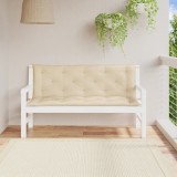 Gossi perne banca de gradina 2 buc., bej, 150x50x7cm, tesatura oxford