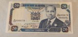 Kenya - 20 Shillings / Shilingi (1989)