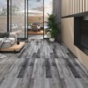 VidaXL Plăci de pardoseală autoadezive, gri lucios, 5,02 m², PVC, 2 mm