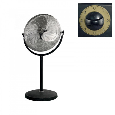 Ventilator cu stativ, metalic, 45 cm, 100 W 230 V 50 x 143 cm , 3 trepte putere foto