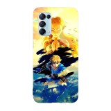 Husa compatibila cu Oppo A72, Viceversa, model Breath of the wild The Legend of Zelda, Silicon, TPU, Transparent, Carcasa