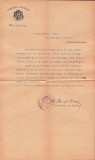 A3341N Concediu acordat de Episcopia Lugojului lui Romulus Mioc pentru exercitarea funcției de primar Petroșani, 1925, semnat olograf de Daniel Fireza