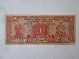 Rară! Honduras 1 Lempira 1961