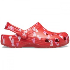 Saboti Crocs Classic Toddler Valentine&#039;s Day Clog Rosu - Cherry Red