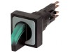 Comutator rotativ 16mm RMQ-16 verde