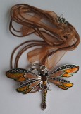 Pandantiv dragonfly Auriu