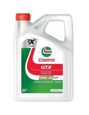 Ulei motor auto CASTROL GTX ULTRACLEAN 10W40 A3/B4, 4L foto