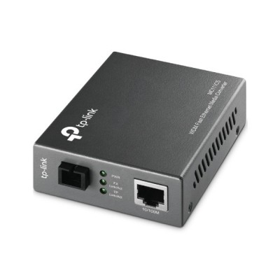 TP-Link MC111CS convertoare media pentru rețea 100 Mbit/s Monomodală Negru foto