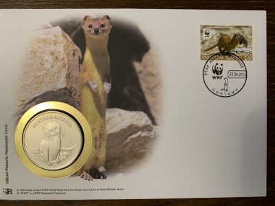 tajikistan - FDC cu medalie foto