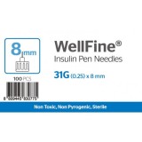 Ace pentru stilou injector MedExel WellFine 31G (0,25)x8mm 100 buc