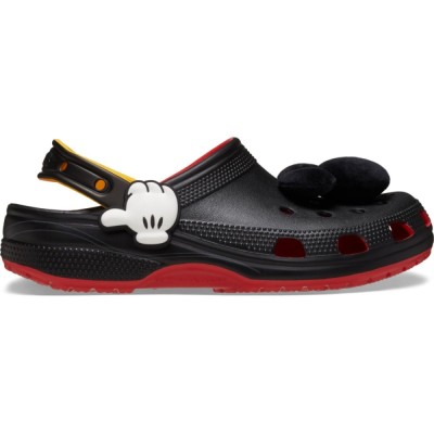 Saboti Crocs Mickey Mouse Classic Clog Rosu - Flame foto