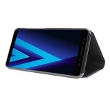 Husa Flip Cover Samsung Galaxy J5 Pro (2017) Mad Clear View, Negru, Transparenta, Anti-soc, Anti-zgarieturi
