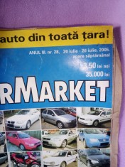 Revista auto super Market , iulie 2005 foto