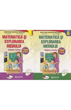 Matematica si explorarea mediului - Clasa 2 - Manual - Partea I + Partea II - Anina Badescu, Mihaela-Ana Radu foto