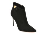 Botine elegante EPICA PREMIUM negre, 25139S, din piele intoarsa
