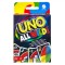 Joc de Societate Mattel UNO All Wild, Set 112 Cărți, Multicolor