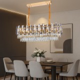 Candelabru Cu Cristale, 8 Surse De Lumina, &Oslash;800 X 350Mm
