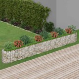 Cumpara ieftin Strat &icirc;nălțat gabion, 470x50x50 cm, fier galvanizat