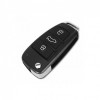 Husa cheie briceag 3 butoane silicon negru compatibila VW Cod:V3B