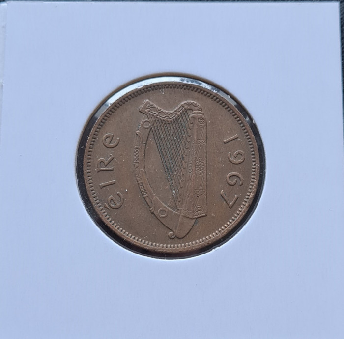 Irlanda 1/2 penny 1967