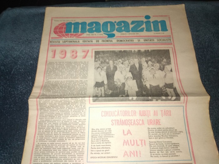 REVISTA MAGAZIN NR 1 1987