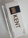 Lot de colecție Kent Deluxe 100s anii '80 (9 pachete pline + cutia cartușului) - Made in USA