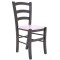 Scaun Paesana - cadru wenge - imitatie piele mov - 21897