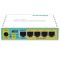 Router hEX PoE Lite, 5 x Fast Ethernet 4 x PoE, RouterOS L4 - Mikrotik RB750UPr2