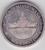 Medalie Argint Romania BNR 135 ANI ACADEMIA ROMANA 1866 - 2001