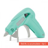 Pistol de lipit - cu acumulator, Tip-C - 7 mm - 10W - verde menta Best CarHome