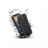 Husa iPhone 12 Catalyst Total Protection Transparent Black (waterproof , snur)