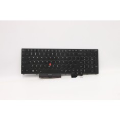 Tastatura Laptop, Lenovo, ThinkPad P17 Gen 2 Type 20YU, 20YV, iluminata, neagra, layout US