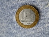 10 francs 1991 FRANȚA, Europa