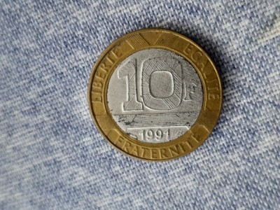 10 francs 1991 FRANȚA foto