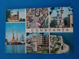 CPIB 23381 CARTE POSTALA - CONSTANTA, MOZAIC, CIRCULATA, 1972, STAMPILE, TIMBRU