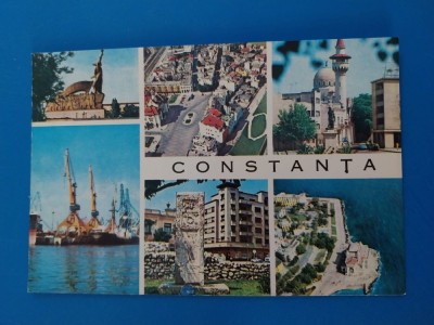 CPIB 23381 CARTE POSTALA - CONSTANTA, MOZAIC, CIRCULATA, 1972, STAMPILE, TIMBRU foto
