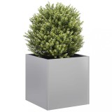 Cumpara ieftin Jardinieră 40x40x40 cm oțel galvanizat