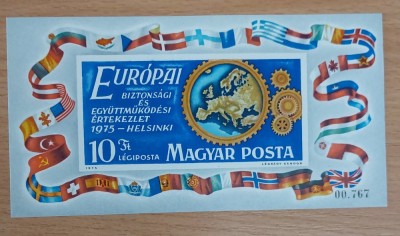 Ungaria 1975 - Colita MNH foto
